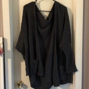 popcorn cardigan